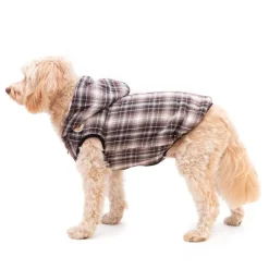 Great & Small Country Brown Check Gilet Dog Coat Hot