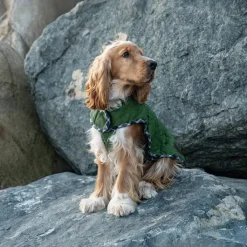Great & Small Country Quilted Dog Coat Plaid/Green New