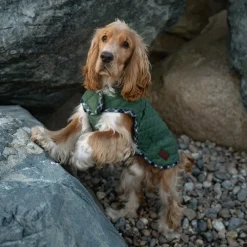 Great & Small Country Quilted Dog Coat Plaid/Green New