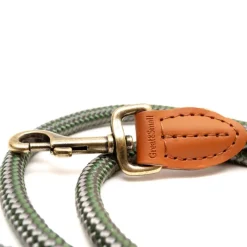 Great & Small Country Rope Trigger Dog Lead Green Hot