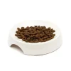 Great & Small Cream Melamine Ripple Cat Bowl Sale