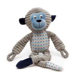 Great & Small Cuddle Me Knots Great & Small Cuddle Me Knot Grey Monkey Dog Toy New