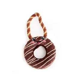 Great & Small Doggy Diner Chocolate Donut & Rope Dog Toy Outlet
