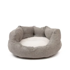 Great & Small Fibre Slumber Dog Bed Grey Sale