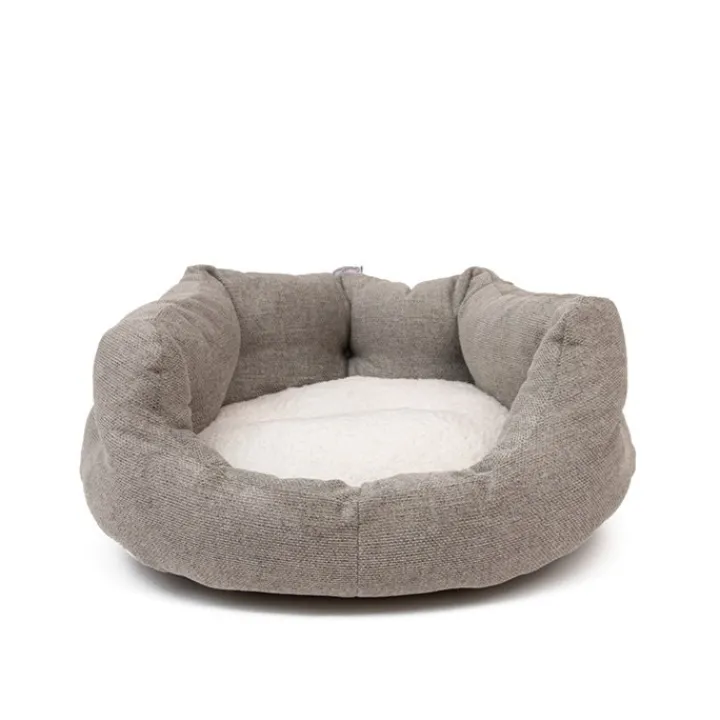 Great & Small Fibre Slumber Dog Bed Grey Sale