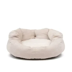 Great & Small Fibre Slumber Dog Bed Cream Outlet