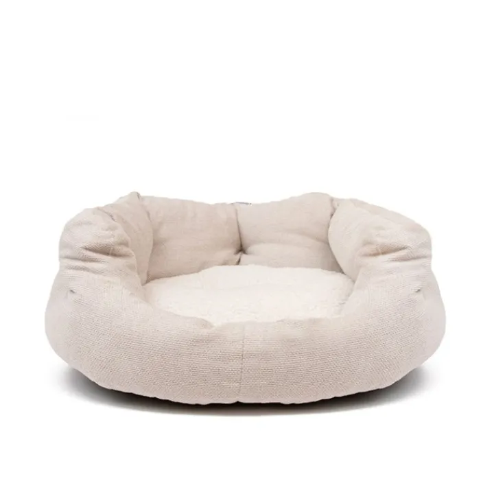 Great & Small Fibre Slumber Dog Bed Cream Outlet
