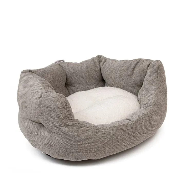 Great & Small Fibre Slumber Dog Bed Grey Sale