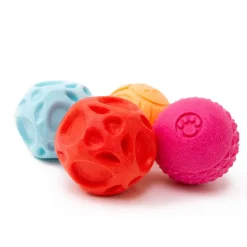 Great & Small Frubba Blue Irregular Ball & Pink Diamond Dog Ball Dog Toy Outlet