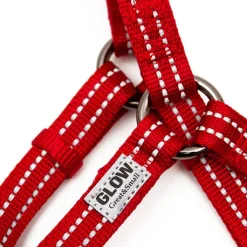 Great & Small Glow Dog Harness Red New