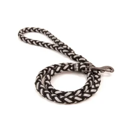 Great & Small Glow Dog Lead Plait Black Online