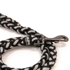Great & Small Glow Dog Lead Plait Black Online