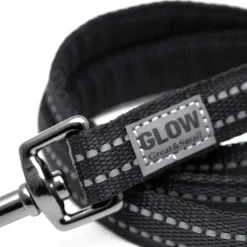 Great & Small Glow Dog Lead Black Outlet