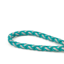 Great & Small Glow Dog Lead Plait Turquoise Best