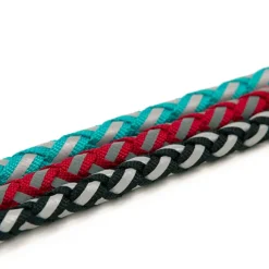 Great & Small Glow Dog Lead Plait Red Outlet