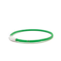 Great & Small Glow LED Rechargeable Dog Collar Green Fashion