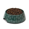 Great & Small Green Leaf Melamine Pet Bowl Online