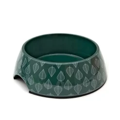 Great & Small Green Leaf Melamine Pet Bowl Online