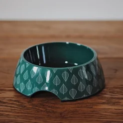 Great & Small Green Leaf Melamine Pet Bowl Online