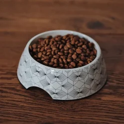 Great & Small Grey Art Deco Melamine Pet Bowl Online