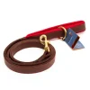 Great & Small Hawkhurst Leather Dog Lead Padded Red Discount