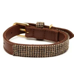 Great & Small Hawkhurst Leather Dog Collar Tweed Discount