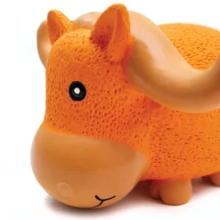 Great & Small Latex Grunting Bull with Horns Dog Toy Online