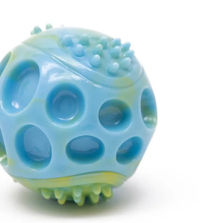 Great & Small Let's Play Loud TPR Ball Dog Toy Large New