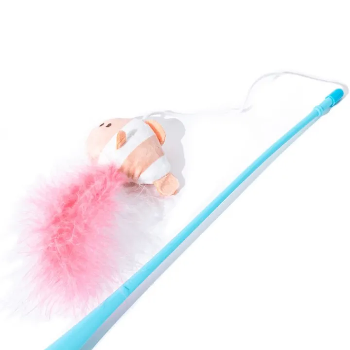 Great & Small Little&Lively Easy Play Weighted Dangler With Clown Fish & Feather Cat Toy Online