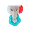 Great & Small Little&Lively Soft Elephant Face & TPR Star Dog Toy Outlet