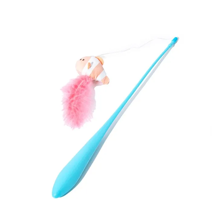 Great & Small Little&Lively Easy Play Weighted Dangler With Clown Fish & Feather Cat Toy Online