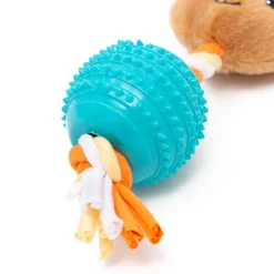 Great & Small Little&Lively Soft Rabbit with Rope & Ball Dog Toy Outlet