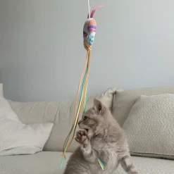 Great & Small Little&Lively Easy Play Weighted Dangler with Bunny Hoop & Tassles Cat Toy Outlet