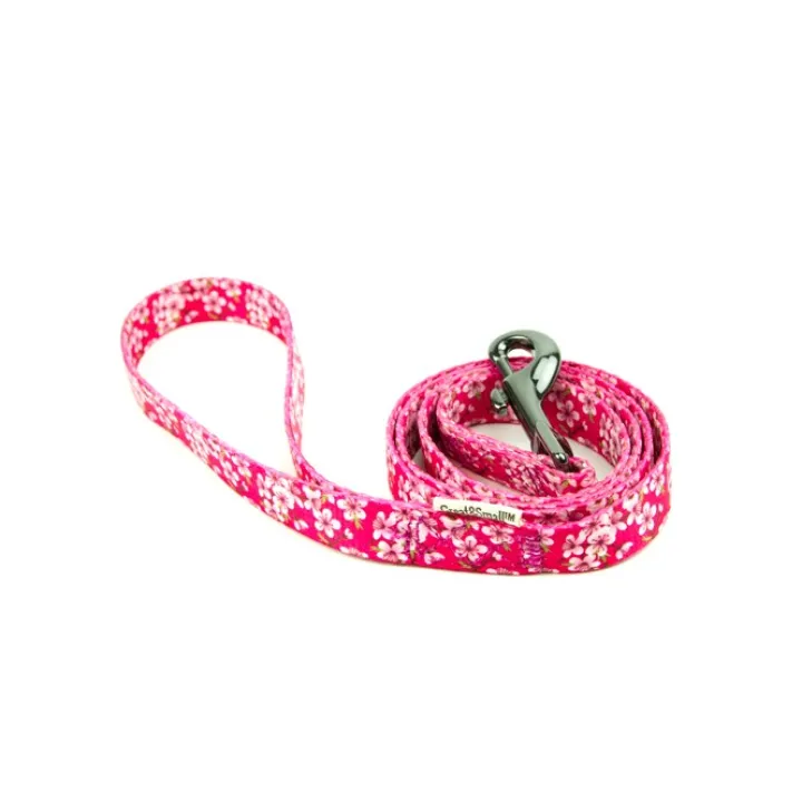 Great & Small Penrose Blossom Dog Lead Pink Discount