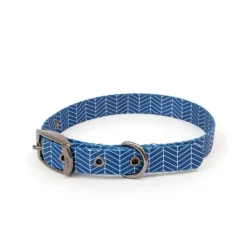 Great & Small Penrose Blue Geometric Dog Collar Sale