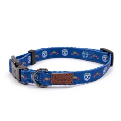 Great & Small Penrose Day of the Dead Blue Dog Collar Clearance