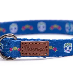 Great & Small Penrose Day of the Dead Blue Dog Collar Clearance