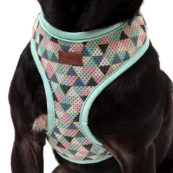 Great & Small Penrose Geometric Triangle Mesh Dog Harness Online