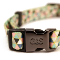 Great & Small Penrose Geometric Triangles Dog Collar Fashion
