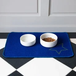 Great & Small Penrose Navy Feeding Mat Best
