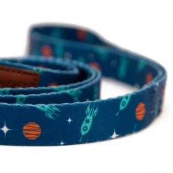 Great & Small Penrose Outer Space Blue Dog Lead Fashion