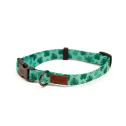 Great & Small Penrose Palm Leaf Green Dog Collar New