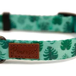 Great & Small Penrose Palm Leaf Green Dog Collar New