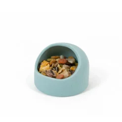 Great & Small Penrose Teal Stoneware Small Animal Bowl New