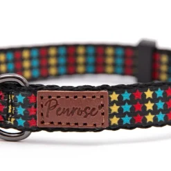 Great & Small Penrose Triple Star Black Dog Collar Best