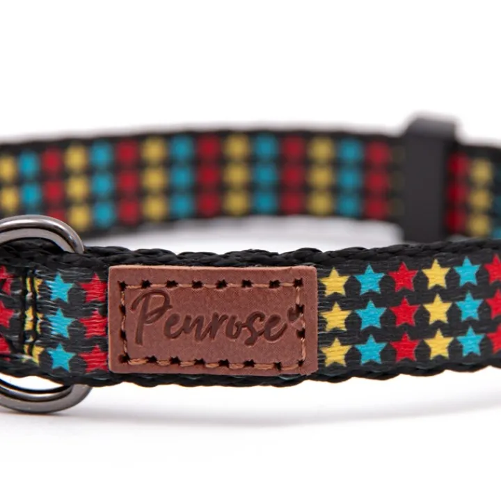 Great & Small Penrose Triple Star Black Dog Collar Best