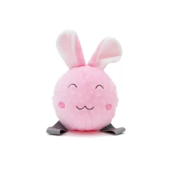 Great & Small Pink Plush Rabbit & TPR Ball Dog Toy Hot