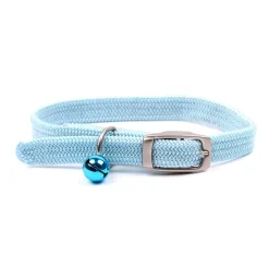 Great & Small Plain Blue Cat Collar Hot