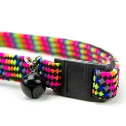 Great & Small Reflective Rainbow Cat Collar Outlet