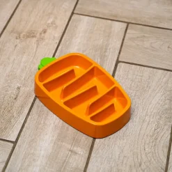 Great & Small Slow Down Carrot Shaped Pet Bowl Online